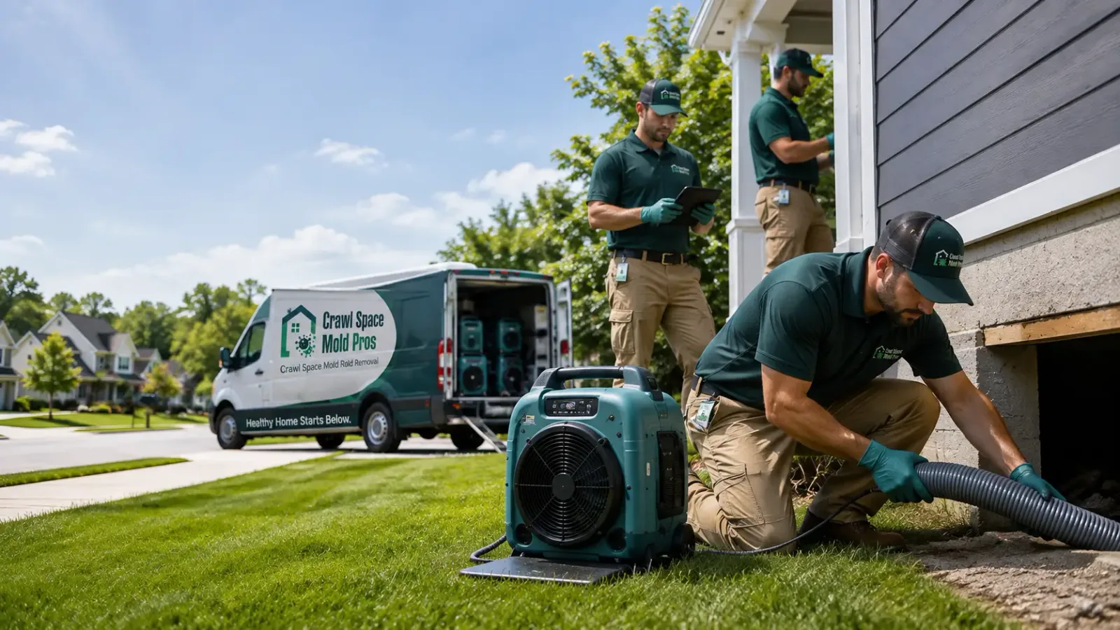 Crawl Space Mold Removal in Somers, NY